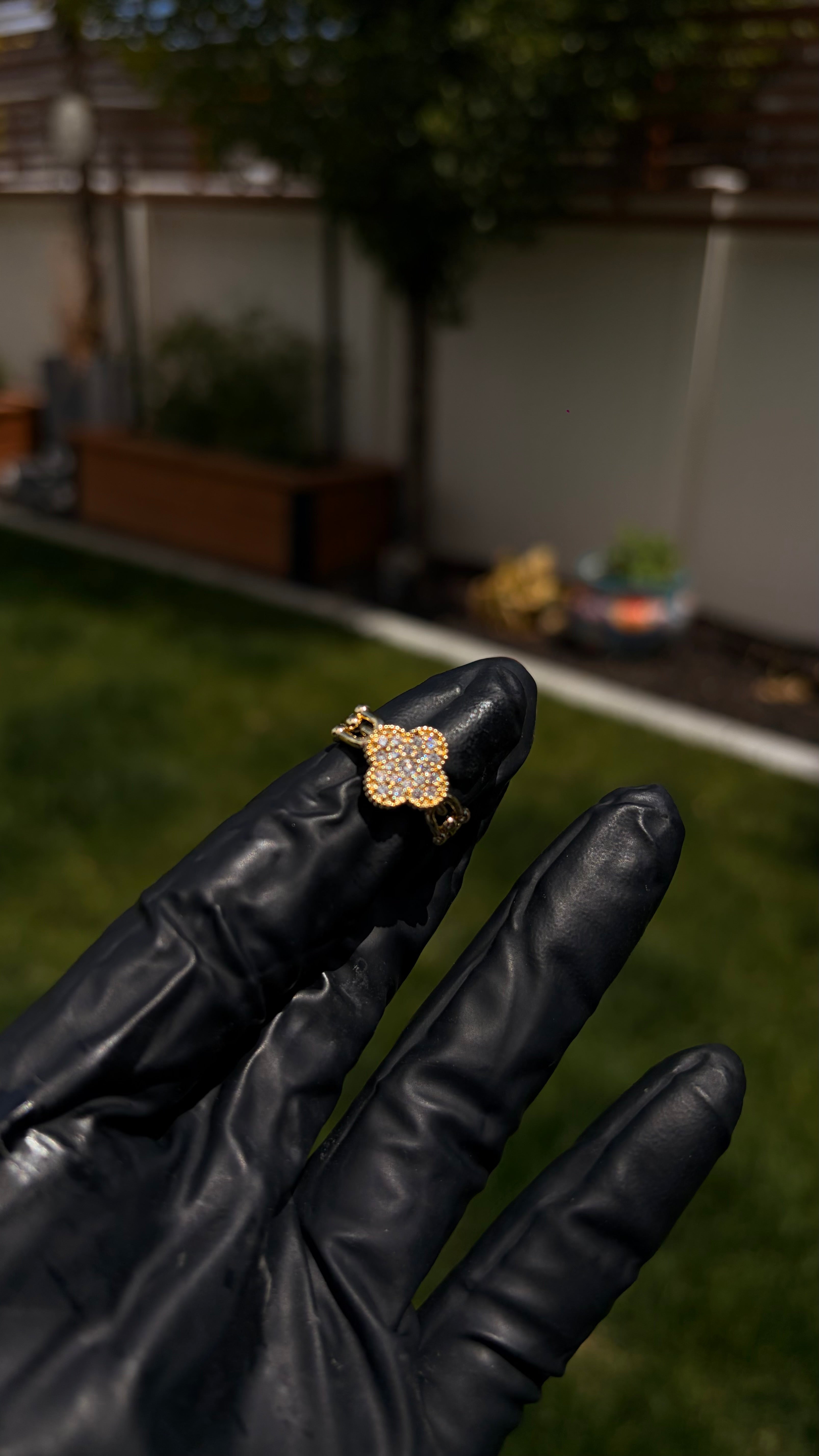 Four-Leaf Clover Ring