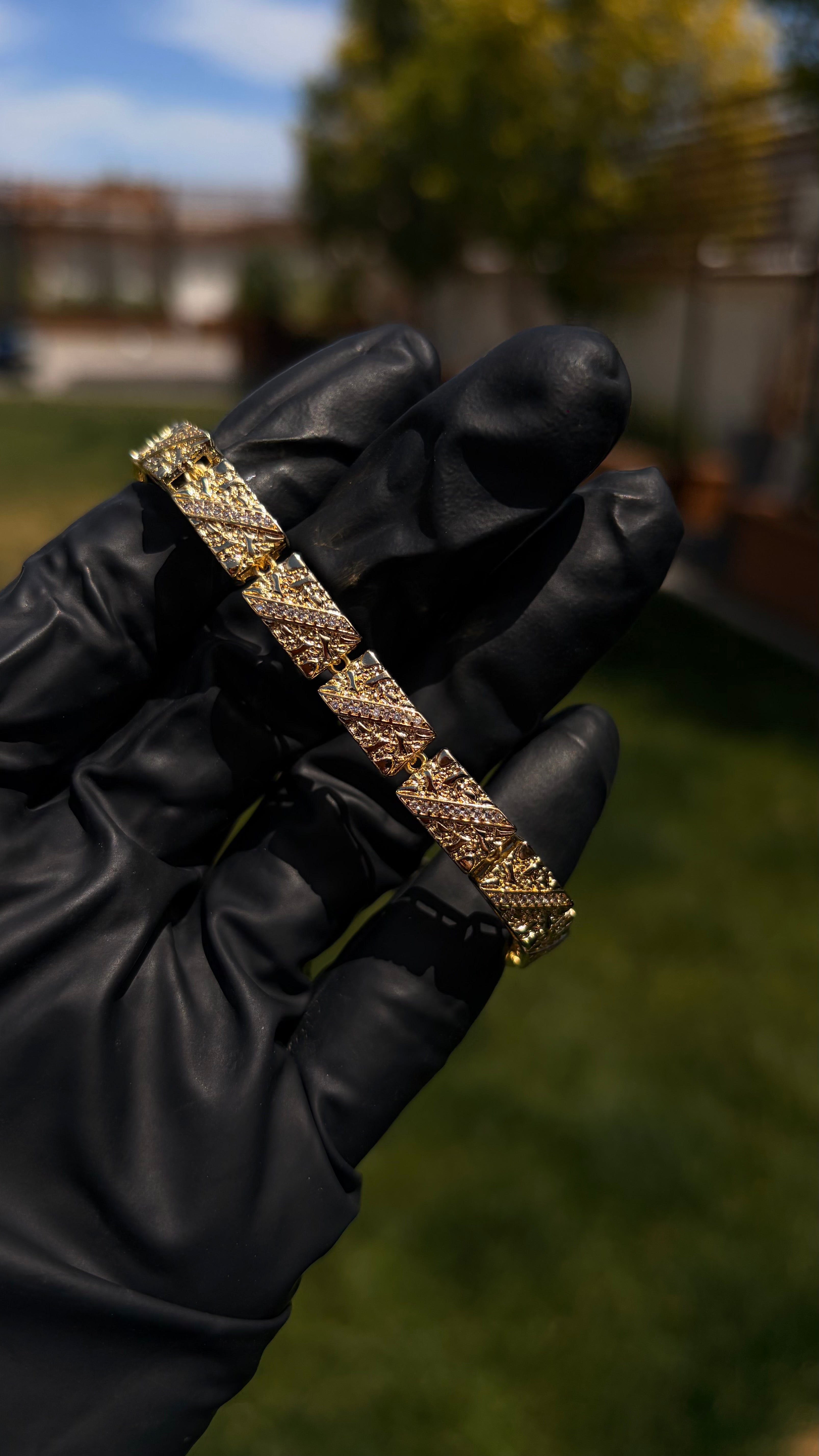 Moroccan Nugget Gem Bracelet